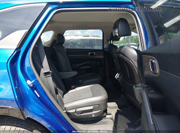 5XYRHDLF0MG025567 2021 KIA SORENTO Blue Вид наклейки з VIN-кодом