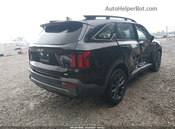 5XYRHDLF0PG163582 2023 KIA SORENTO Black Tył prawy