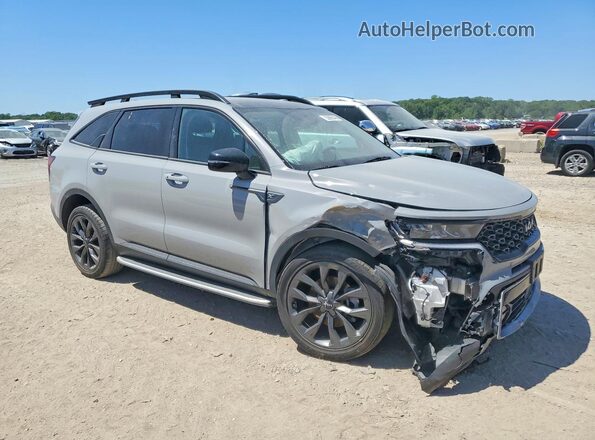 5XYRHDLF1NG133634 2022 KIA SORENTO Gray Front right