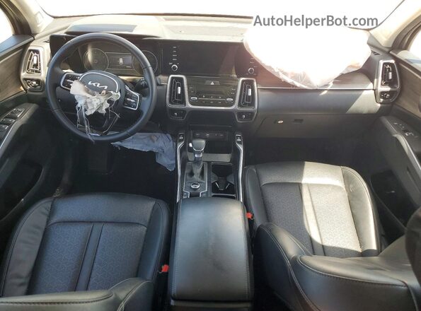 5XYRHDLF1NG133634 2022 KIA SORENTO Gray Dashboard view