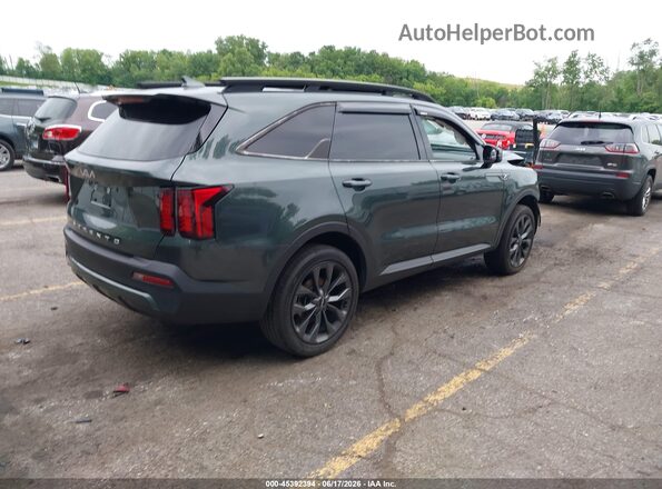 5XYRHDLF2NG104403 2022 KIA SORENTO Зеленый Задняя правая четверть