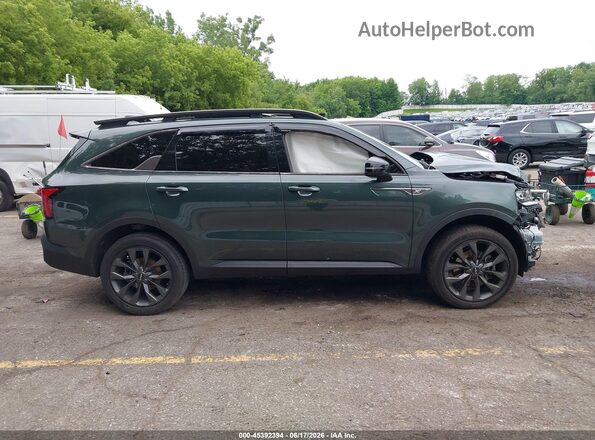 5XYRHDLF2NG104403 2022 KIA SORENTO Зеленый Вид задней части салона