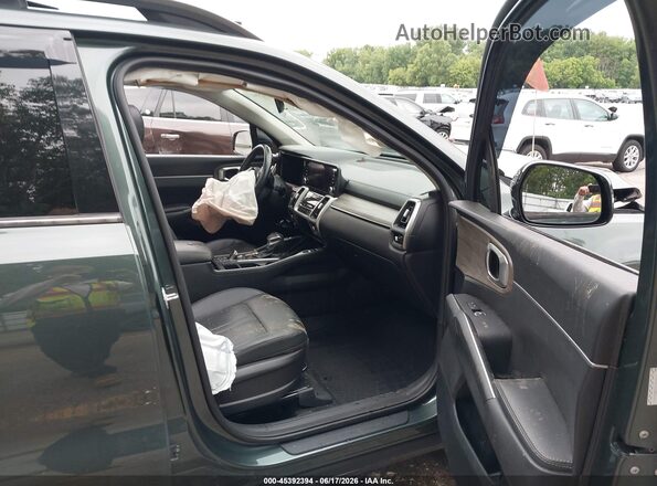 5XYRHDLF2NG104403 2022 KIA SORENTO Зеленый Вид салона спереди