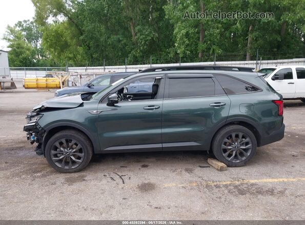5XYRHDLF2NG104403 2022 KIA SORENTO Зеленый Панорамный вид салона 360°
