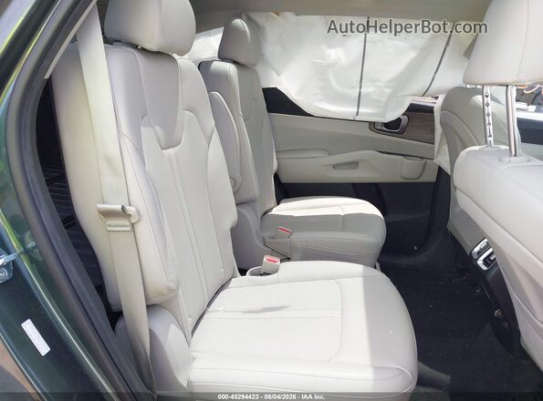 5XYRHDLF3NG133179 2022 KIA SORENTO Green Vista de la etiqueta del VIN