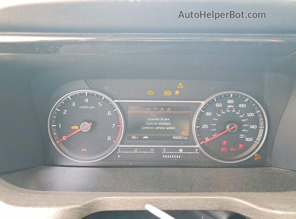 5XYRHDLF6MG069220 2021 KIA SORENTO Charcoal Instrument cluster view