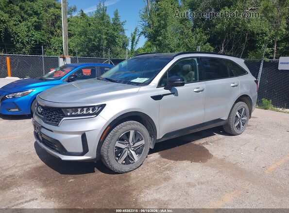 5XYRHDLF7MG058419 2021 KIA SORENTO Silver Передня ліва чверть