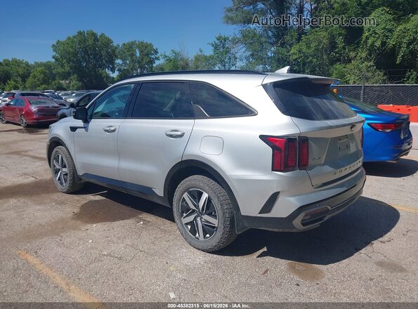 5XYRHDLF7MG058419 2021 KIA SORENTO Silver Задня ліва чверть