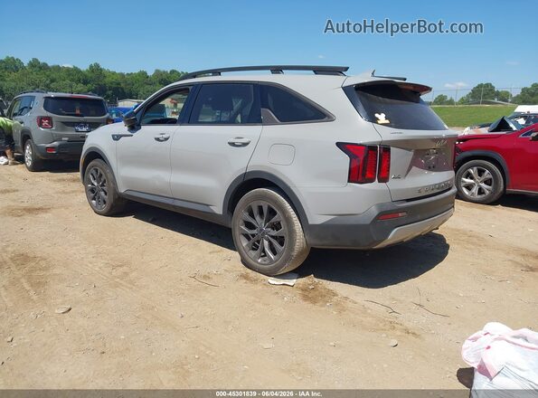 5XYRHDLF7NG096184 2022 KIA SORENTO Gray Trasero izquierdo