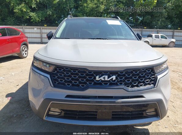 5XYRHDLF7NG096184 2022 KIA SORENTO Gray Vista frontal