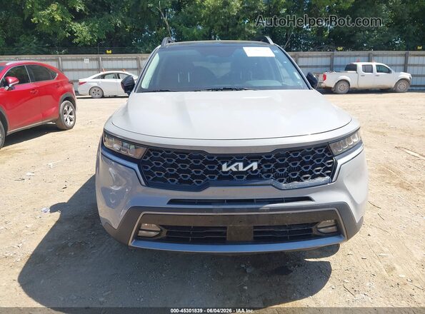 5XYRHDLF7NG096184 2022 KIA SORENTO Gray Vista del cuadro de instrumentos