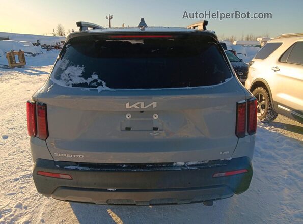 5XYRHDLF7PG180587 2023 KIA SORENTO Серый Вид сзади