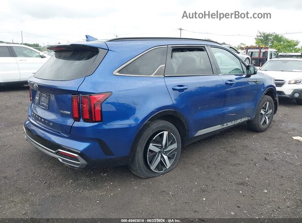 5XYRHDLFXMG013426 2021 KIA SORENTO Blue Trasero derecho