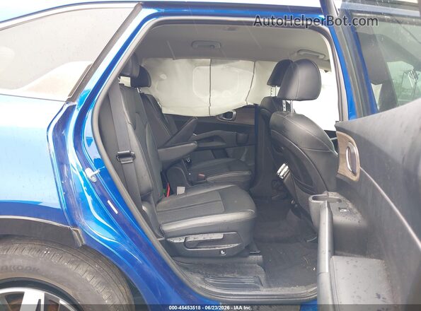 5XYRHDLFXMG013426 2021 KIA SORENTO Blue Vista de la etiqueta del VIN