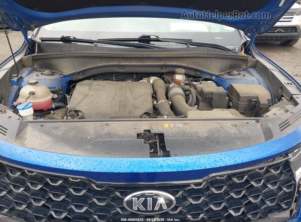 5XYRHDLFXMG013426 2021 KIA SORENTO Blue Vista trasera