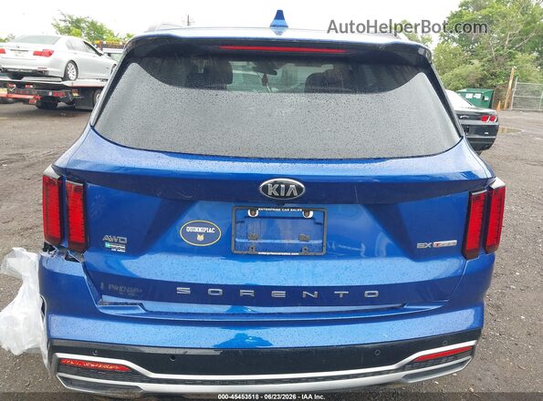 5XYRHDLFXMG013426 2021 KIA SORENTO Blue 