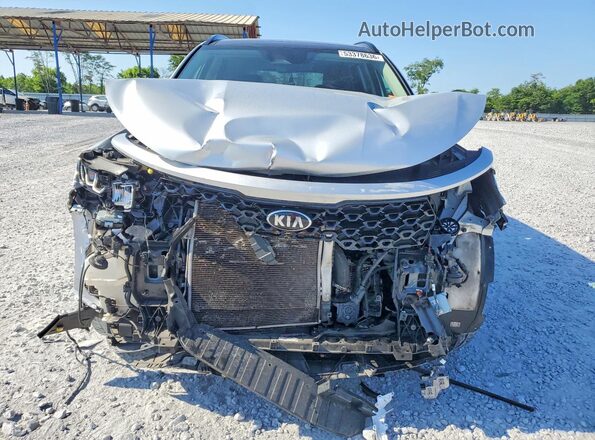 5XYRHDLFXMG024054 2021 KIA SORENTO Silver Front view