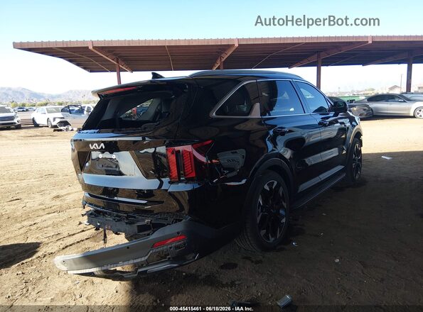 5XYRK4JF0RG287407 2024 KIA SORENTO Черный Задняя правая четверть