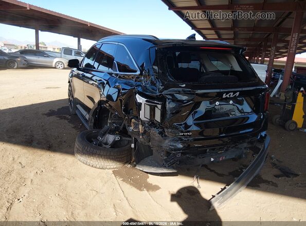 5XYRK4JF0RG287407 2024 KIA SORENTO Черный Задняя левая четверть