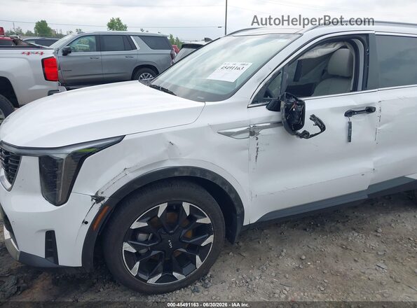 5XYRK4JF2SG337004 2025 KIA SORENTO White Widok z przodu