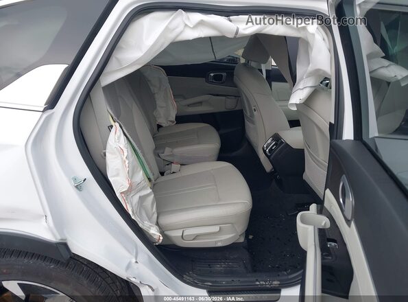 5XYRK4JF2SG337004 2025 KIA SORENTO White Widok naklejki z numerem VIN