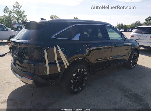 5XYRK4JF9RG292122 2024 KIA SORENTO Черный Задняя правая четверть