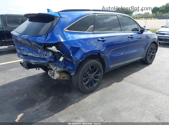 5XYRK4LF1MG073547 2021 KIA SORENTO Blue Tył prawy