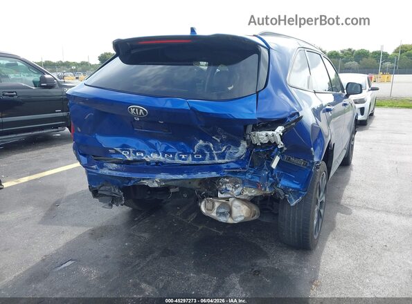 5XYRK4LF1MG073547 2021 KIA SORENTO Blue Widok z przodu
