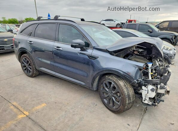 5XYRK4LF2NG130131 2022 KIA SORENTO Серый Передняя правая четверть
