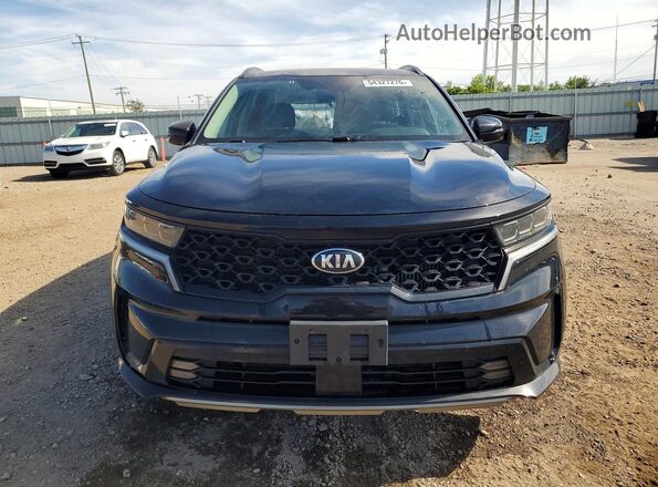5XYRK4LF3MG061870 2021 KIA SORENTO Black Widok z przodu