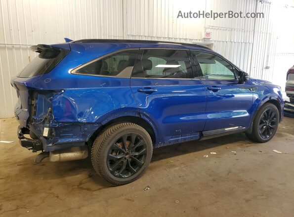 5XYRK4LF4MG034693 2021 KIA SORENTO Blue Задня права чверть