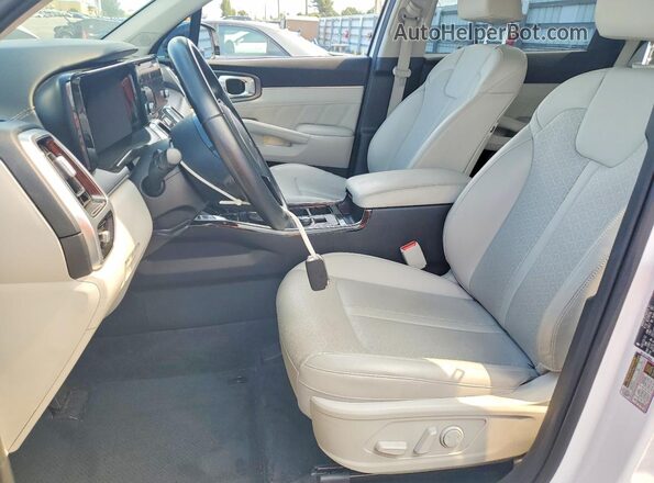 5XYRK4LF5NG143696 2022 KIA SORENTO White 