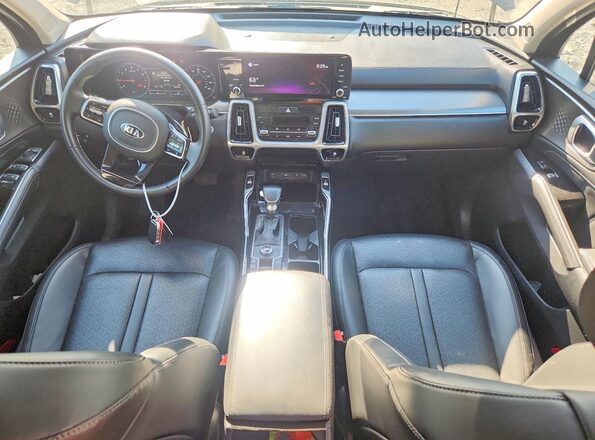 5XYRK4LF7MG058843 2021 KIA SORENTO Charcoal Dashboard view