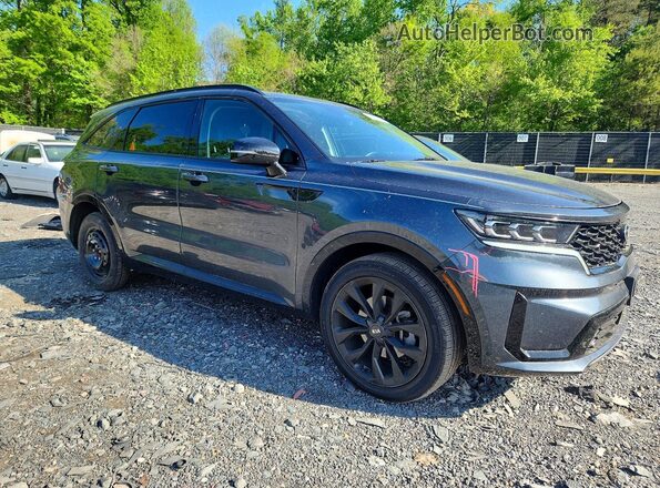 5XYRK4LF7MG058843 2021 KIA SORENTO Charcoal Front right