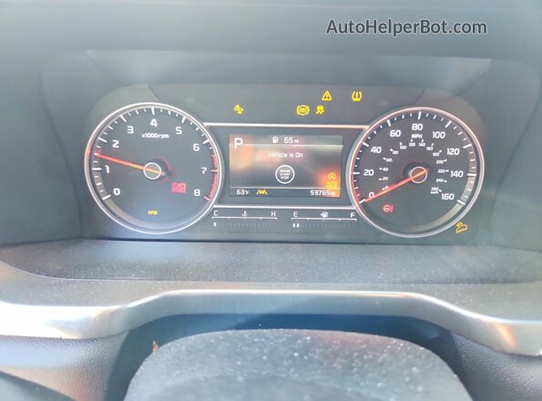 5XYRK4LF7MG058843 2021 KIA SORENTO Charcoal Instrument cluster view