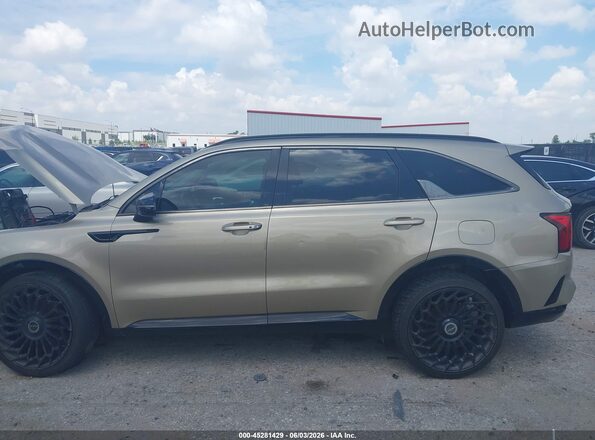5XYRK4LF7MG067672 2021 KIA SORENTO Tan Սալոնի 360 աստիճան տեսք