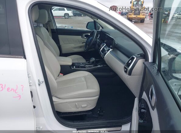 5XYRK4LF7NG151556 2022 KIA SORENTO White წინა სალონის ხედი