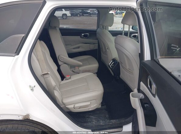5XYRK4LF7NG151556 2022 KIA SORENTO White VIN კოდის სტიკერის ხედი