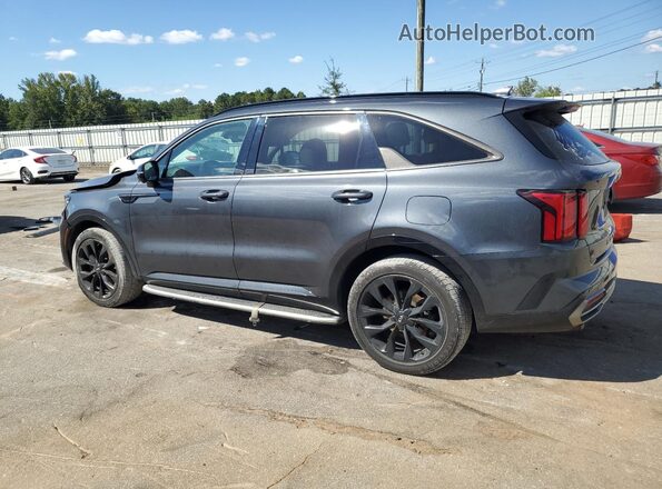 5XYRK4LF8MG044577 2021 KIA SORENTO Charcoal უკანა მარცხენა