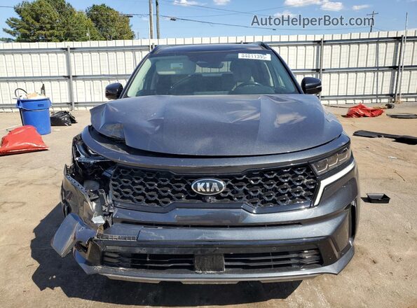 5XYRK4LF8MG044577 2021 KIA SORENTO Charcoal წინა ხედი