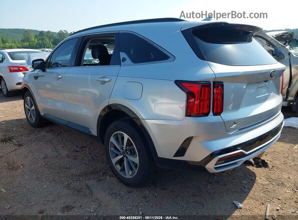 5XYRK4LFXMG047660 2021 KIA SORENTO Silver Rear left