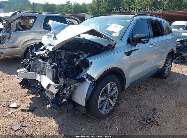 5XYRK4LFXMG047660 2021 KIA SORENTO Silver Front left