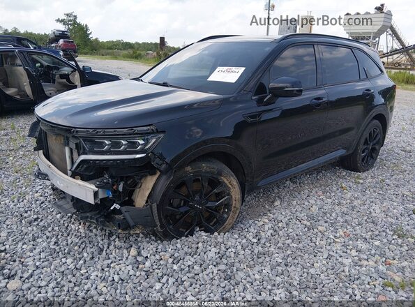 5XYRK4LFXNG119331 2022 KIA SORENTO Black Przód lewy