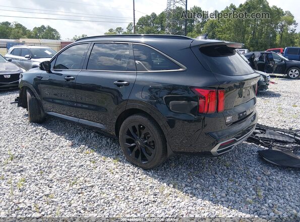 5XYRK4LFXNG119331 2022 KIA SORENTO Black Tył lewy