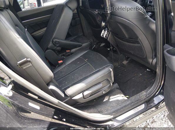 5XYRK4LFXNG119331 2022 KIA SORENTO Black Widok naklejki z numerem VIN