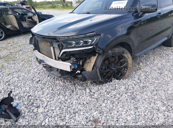 5XYRK4LFXNG119331 2022 KIA SORENTO Black Widok z przodu