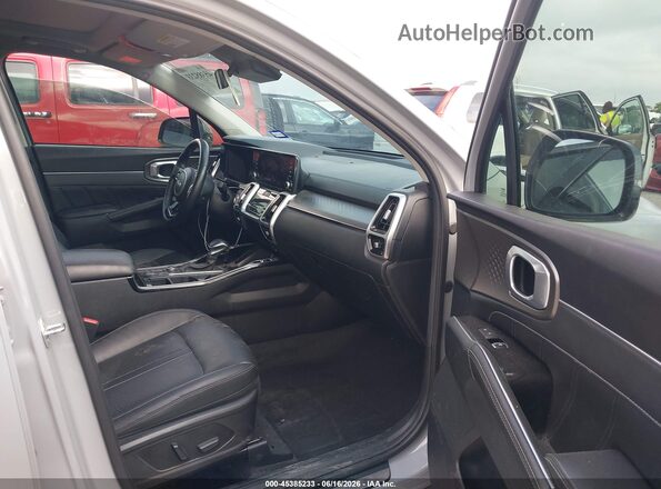 5XYRK4LFXNG126716 2022 KIA SORENTO Gray Вид салону спереду