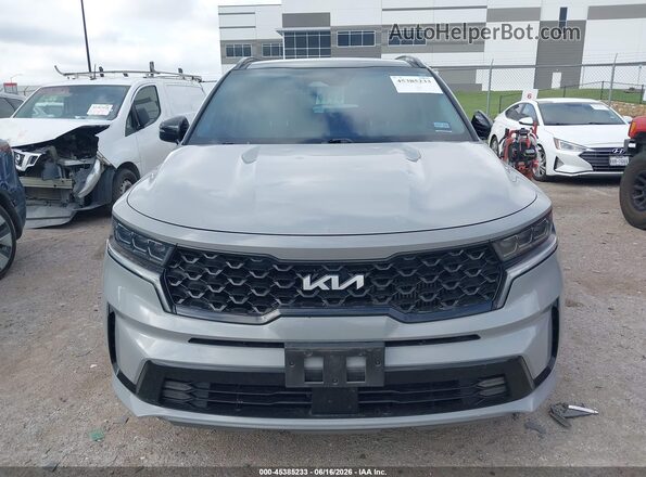 5XYRK4LFXNG126716 2022 KIA SORENTO Gray Вид щитка приладів
