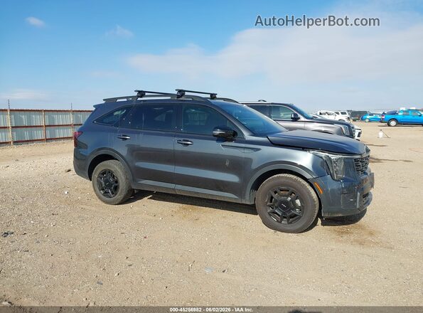5XYRKDJF8RG261945 2024 KIA SORENTO Серый Вид задней части салона