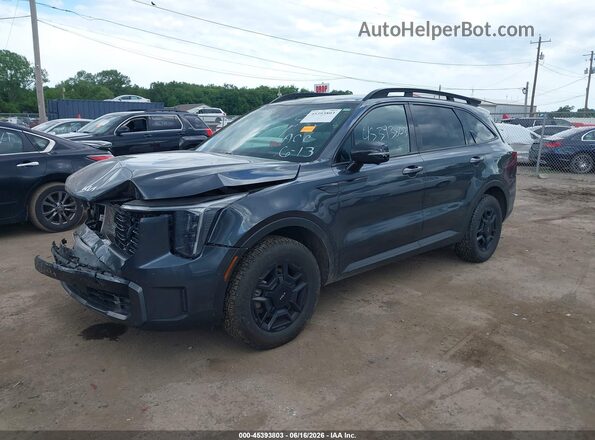 5XYRKDJF9RG257564 2024 KIA SORENTO Серый Передняя левая четверть